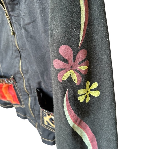 Desigual Women's Black Multicolor Patchwork Jacket - Picture 5 of 11